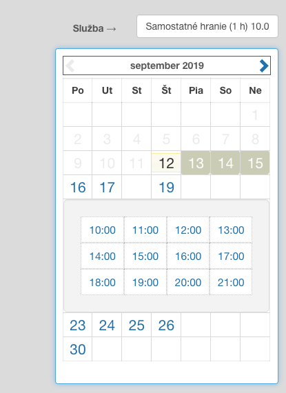 Available dates that should be not available